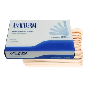 Abatelenguas Caja 100 pzs Ambiderm